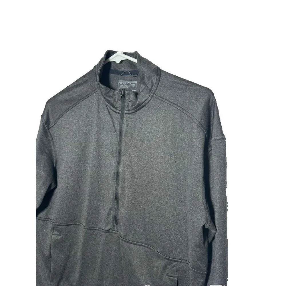 Patagonia 1/2 Half Zip Pullover Men's Small Gray Midweight Outdoor